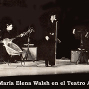Con María Elena Walsh B