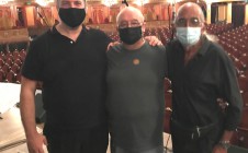 Con el Zurdo Roizner y Juan Pablo Navarro en el Teatro Colón