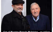 Con Horacio Malvicino